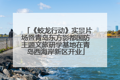 《蛟龙行动》实景片场暨青岛东方影都国防主题文旅研学基地在青岛西海岸新区开业