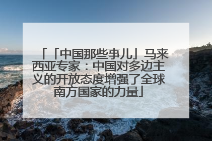 「中国那些事儿」马来西亚专家：中国对多边主义的开放态度增强了全球南方国家的力量