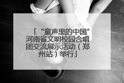 “童声里的中国”河南省文明校园合唱团交流展示活动（郑州站）举行
