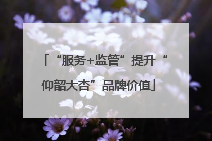 “服务+监管”提升“仰韶大杏”品牌价值