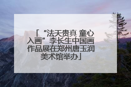 “法天贵真 童心入画”李长生中国画作品展在郑州唐玉润美术馆举办