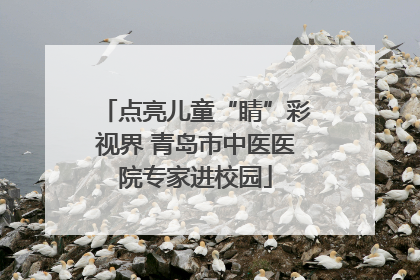 点亮儿童“睛”彩视界 青岛市中医医院专家进校园