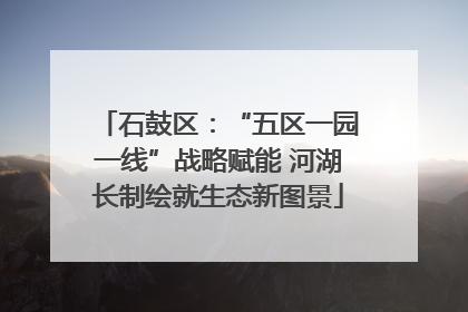 石鼓区：“五区一园一线”战略赋能 河湖长制绘就生态新图景
