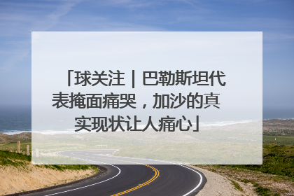 球关注｜巴勒斯坦代表掩面痛哭，加沙的真实现状让人痛心