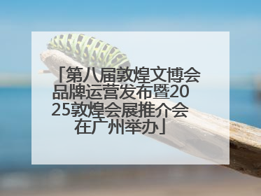 第八届敦煌文博会品牌运营发布暨2025敦煌会展推介会在广州举办