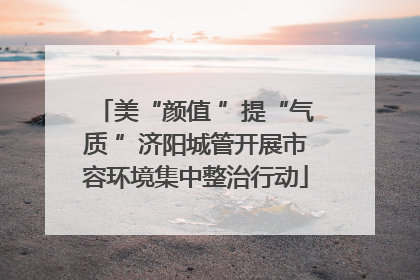 美“颜值 ”提“气质 ”济阳城管开展市容环境集中整治行动