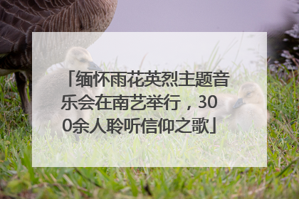 缅怀雨花英烈主题音乐会在南艺举行，300余人聆听信仰之歌
