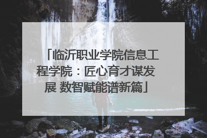 临沂职业学院信息工程学院：匠心育才谋发展 数智赋能谱新篇