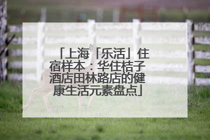 上海「乐活」住宿样本：华住桔子酒店田林路店的健康生活元素盘点