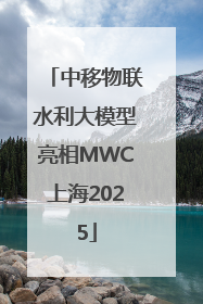 中移物联水利大模型亮相MWC上海2025