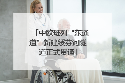 中欧班列“东通道”新建绥芬河隧道正式贯通