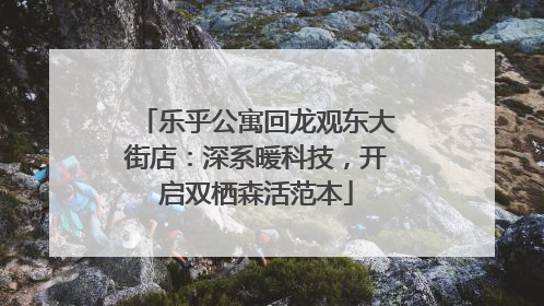 乐乎公寓回龙观东大街店：深系暖科技，开启双栖森活范本