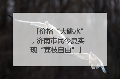 价格“大跳水”，济南市民今夏实现“荔枝自由”