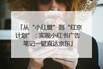 从“小红盟”到“红京计划”：实现小红书广告笔记一键直达京东
