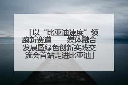 以“比亚迪速度”领跑新赛道——媒体融合发展暨绿色创新实践交流会首站走进比亚迪