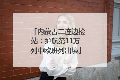 内蒙古二连边检站：护航第11万列中欧班列出境