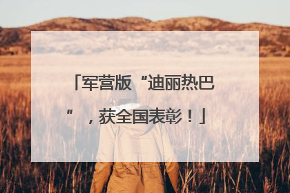 军营版“迪丽热巴”，获全国表彰！