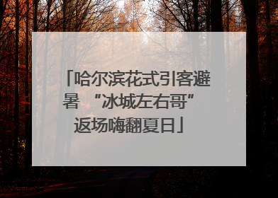 哈尔滨花式引客避暑 “冰城左右哥”返场嗨翻夏日