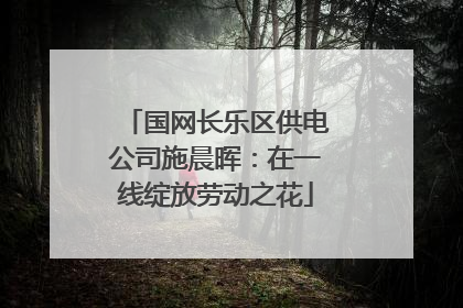 国网长乐区供电公司施晨晖：在一线绽放劳动之花