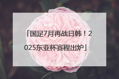 国足7月再战日韩！2025东亚杯赛程出炉