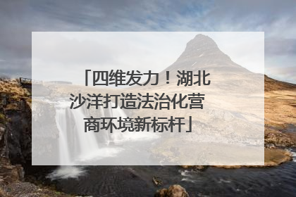 四维发力！湖北沙洋打造法治化营商环境新标杆