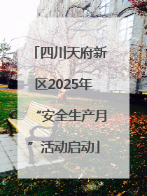 四川天府新区2025年“安全生产月”活动启动
