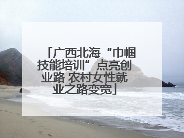 广西北海“巾帼技能培训”点亮创业路 农村女性就业之路变宽