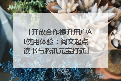 开放合作提升用户AI使用体验：阅文起点读书与腾讯元宝打通