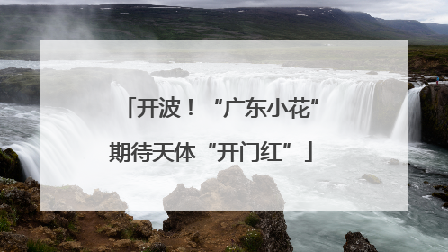 开波！“广东小花”期待天体“开门红”