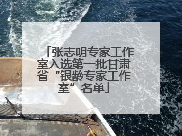 张志明专家工作室入选第一批甘肃省“银龄专家工作室”名单