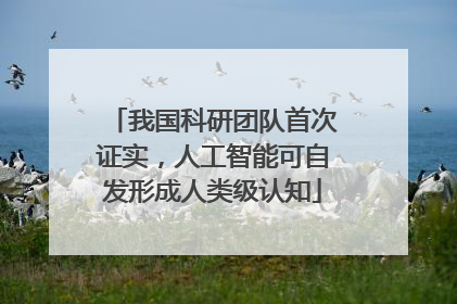 我国科研团队首次证实，人工智能可自发形成人类级认知