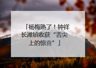 杨梅熟了！钟祥长滩镇收获“舌尖上的惊喜”
