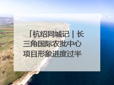 杭绍同城记｜长三角国际农批中心项目形象进度过半，华东“菜篮子”建设加码提速！