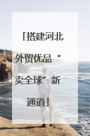 搭建河北外贸优品“卖全球”新通道