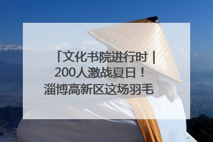 文化书院进行时｜200人激战夏日！淄博高新区这场羽毛球比赛太酷