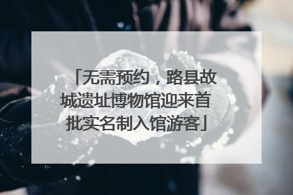 无需预约，路县故城遗址博物馆迎来首批实名制入馆游客