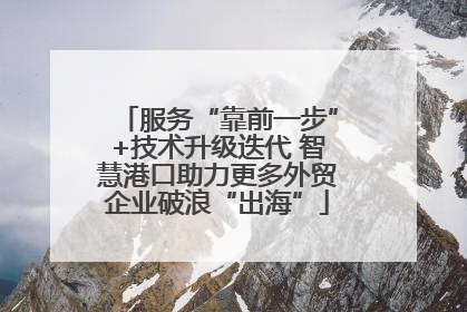 服务“靠前一步”+技术升级迭代 智慧港口助力更多外贸企业破浪“出海”