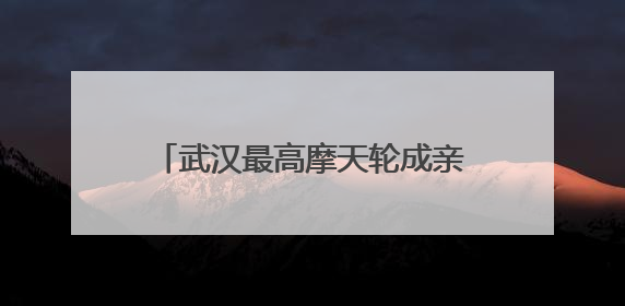 武汉最高摩天轮成亲子打卡新地标，半天客流突破1.5万人次