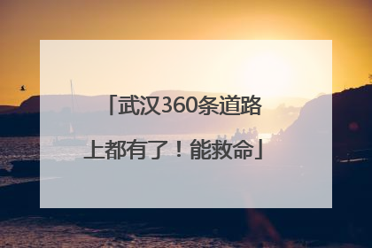 武汉360条道路上都有了！能救命