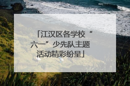 江汉区各学校“六一”少先队主题活动精彩纷呈