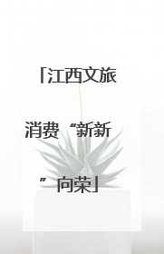 江西文旅消费“新新”向荣