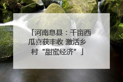 河南息县：千亩西瓜喜获丰收 激活乡村“甜蜜经济”