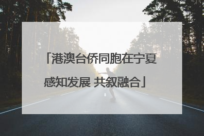 港澳台侨同胞在宁夏感知发展 共叙融合