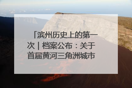 滨州历史上的第一次｜档案公布：关于首届黄河三角洲城市经济博览会暨发展论坛情况的总结报告