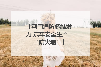 荆门消防多维发力 筑牢安全生产“防火墙”