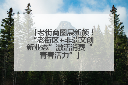 老街商圈展新颜！“老街区+非遗文创新业态”激活消费“青春活力”