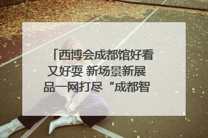 西博会成都馆好看又好耍 新场景新展品一网打尽“成都智造”｜西博视界