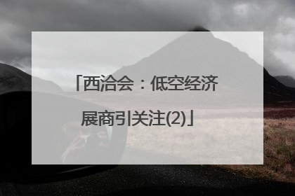 西洽会：低空经济展商引关注(2)