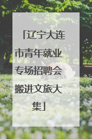 辽宁大连市青年就业专场招聘会搬进文旅大集
