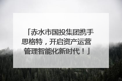 赤水市国投集团携手思格特，开启资产运营管理智能化新时代！